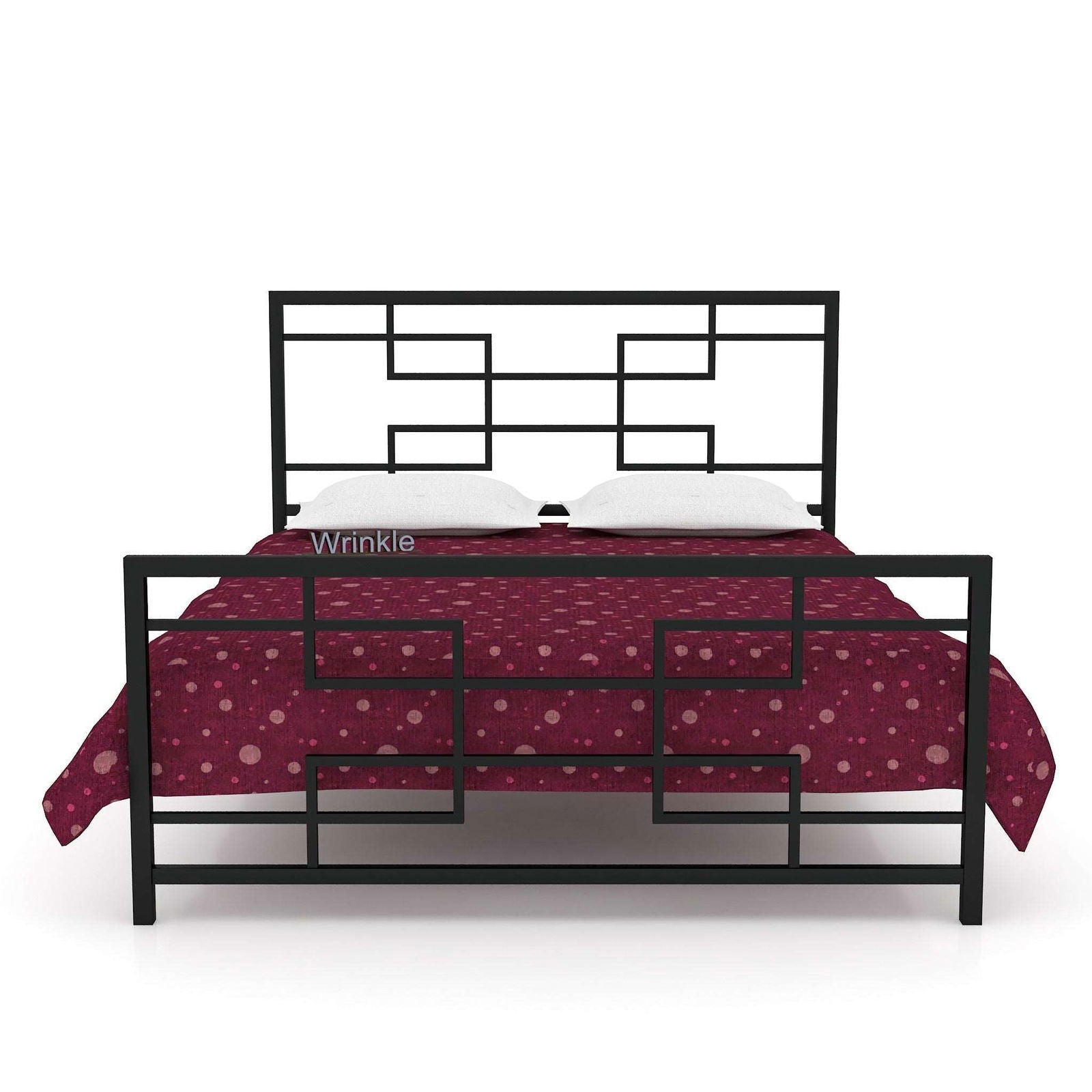 MetalCraft Stylish Design Iron Bed - Furnishiaa -  -
